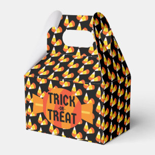 Halloween Candy Corn Trick Or Treat Favor Boxes