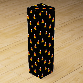 Halloween Candy Corn Wine Box