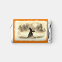 Halloween Candy Favors Witch Orange