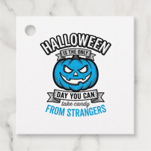Halloween Candy From Strangers Vintage Pumpkin Des Favor Tags