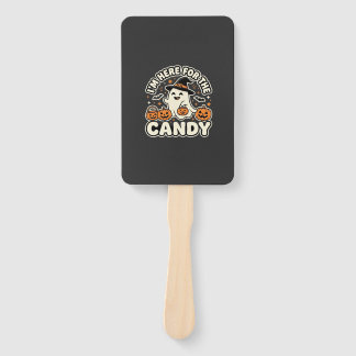Halloween Candy Ghost Pumpkin Design Hand Fan