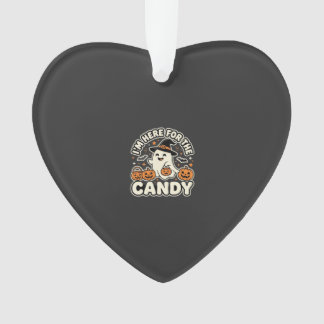 Halloween Candy Ghost Pumpkin Design Ornament