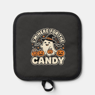 Halloween Candy Ghost Pumpkin Design Pot Holder