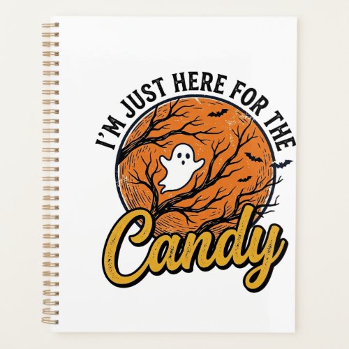 Halloween Candy Ghost Vintage Vector Design_1 Planner