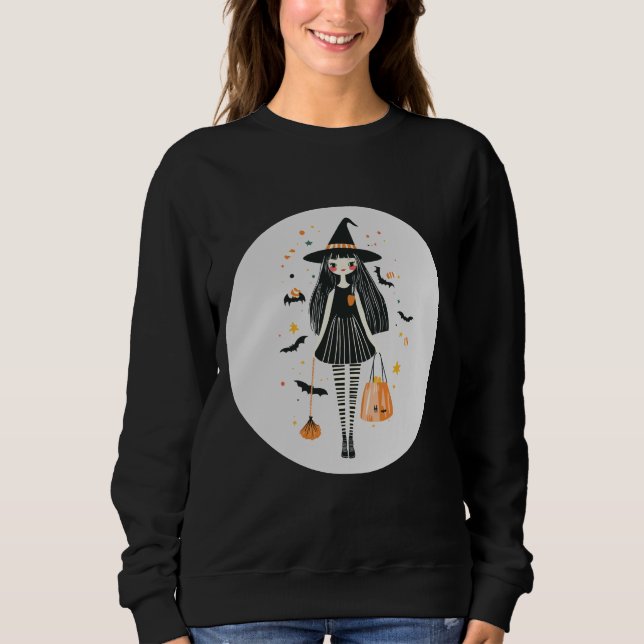 Halloween Candy Girl Sweatshirt (Front)