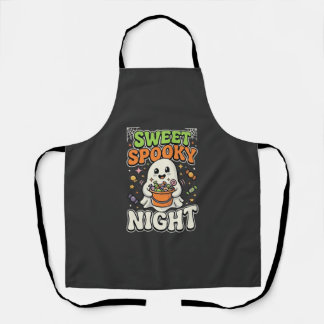 Halloween Candy Haunt Night Apron