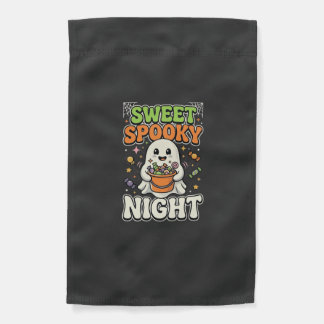 Halloween Candy Haunt Night Garden Flag