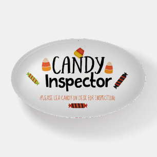 Halloween Candy Inspector Desk Design Paperweight