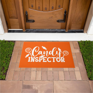 Halloween Candy Inspector Doormat
