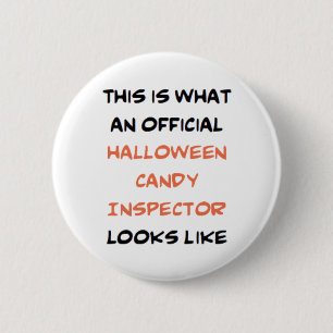 halloween candy inspector, official button