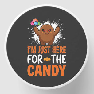 Halloween Candy Monster Quote Design Mini Candle Favors