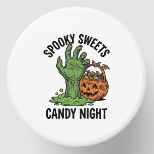 Halloween Candy Monster Vintage Spooky Treat Graph Mini Candle Favors
