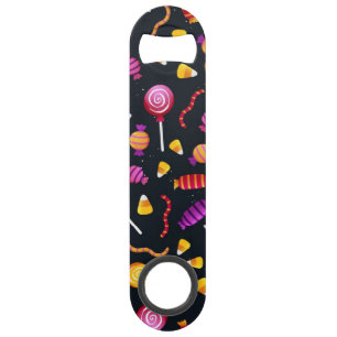 Halloween candy pattern bar key