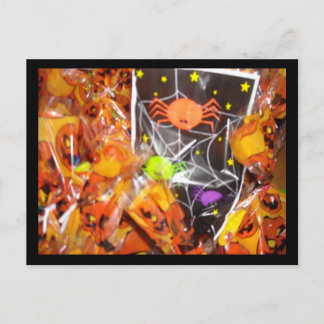 Halloween Candy Postcard