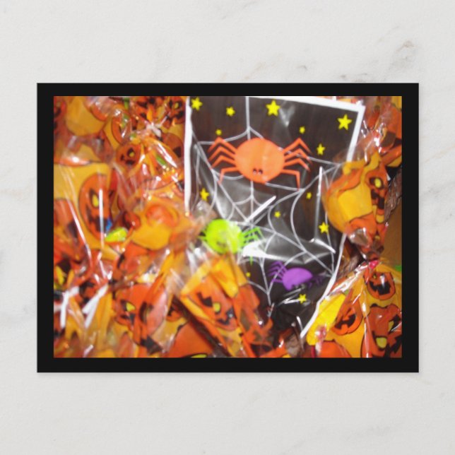 Halloween Candy Postcard (Front)