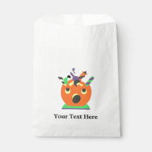 Halloween Candy Pumpkin Treat Bags
