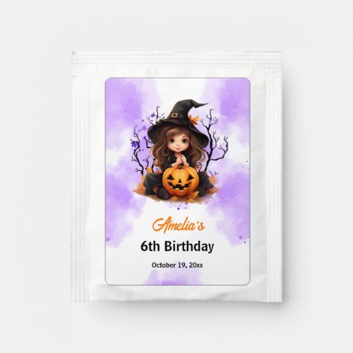 Halloween Candy Purple Witch Name Drink Mix