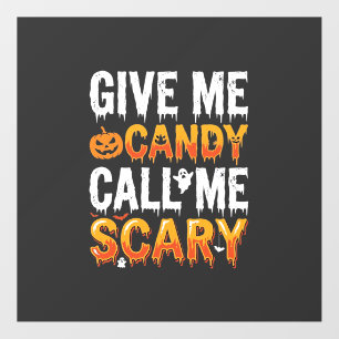Halloween Candy Scary Ghost Design_1 Floor Decals