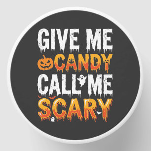 Halloween Candy Scary Ghost Design_1 Mini Candle Favors
