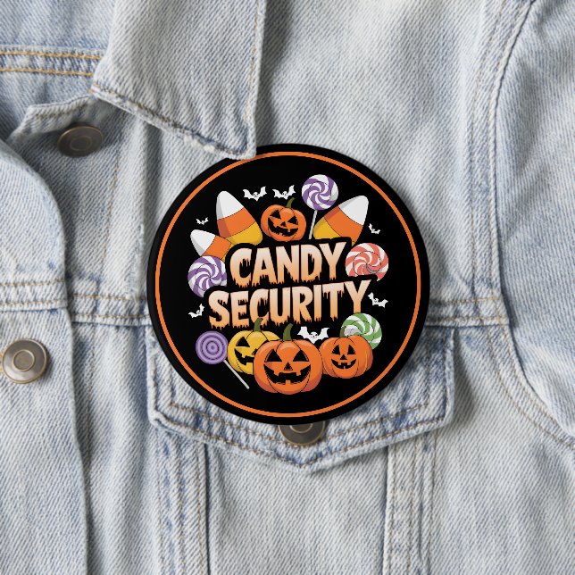 Halloween Candy Security Button (In Situ)