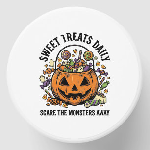 Halloween Candy Shirt Cute Monster Treat Design_1 Mini Candle Favors