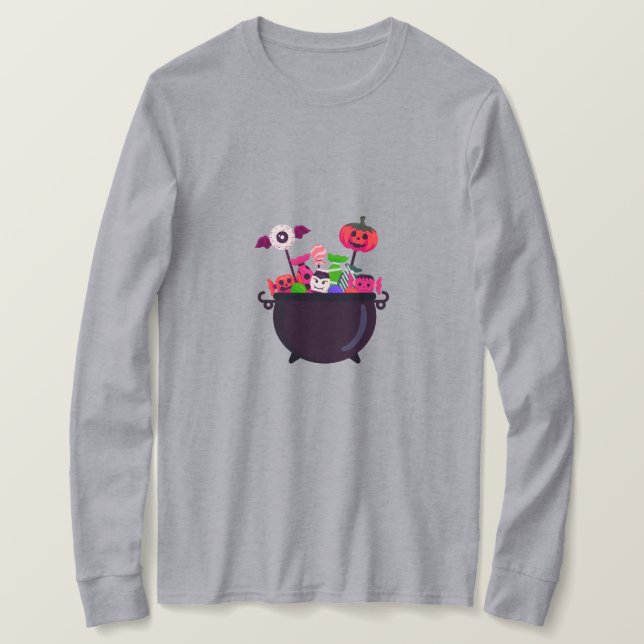 Halloween Candy & Spooky Sweet Mix T-Shirt (Design Front)