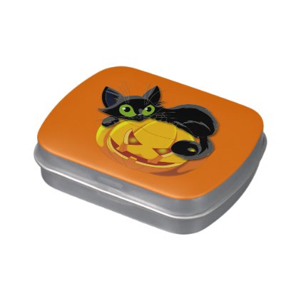 Halloween Candy Tin/With Candy Candy Tin