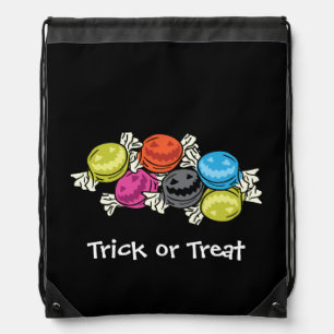 Halloween Candy Trick or Treat Draw String Bag