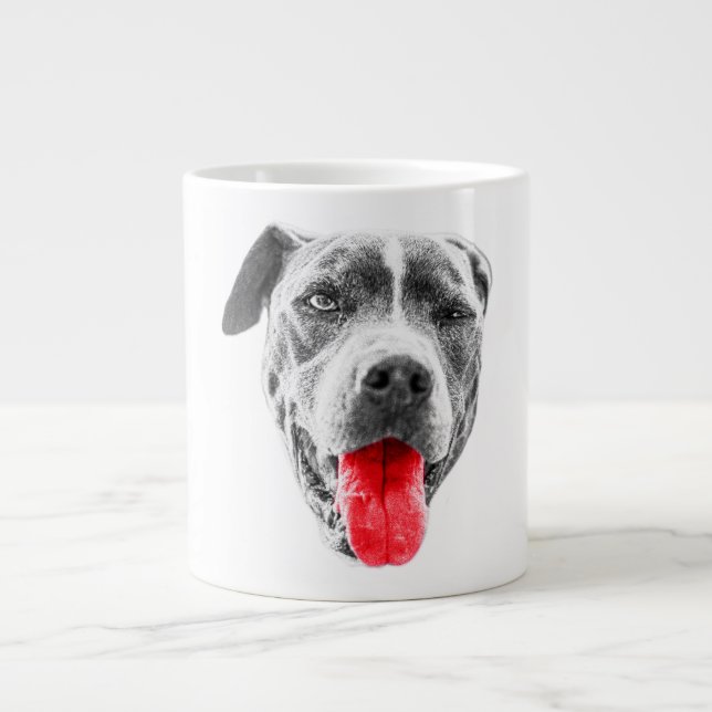 Halloween Canine Flame Giant Coffee Mug (Front)