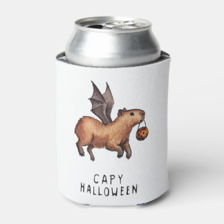Halloween Capybara Can Cooler