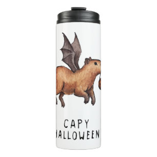 Halloween Capybara Thermal Tumbler