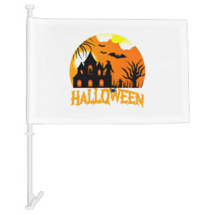Halloween car flag