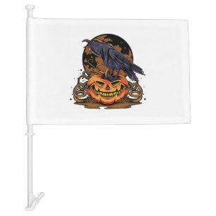 halloween                                       car flag