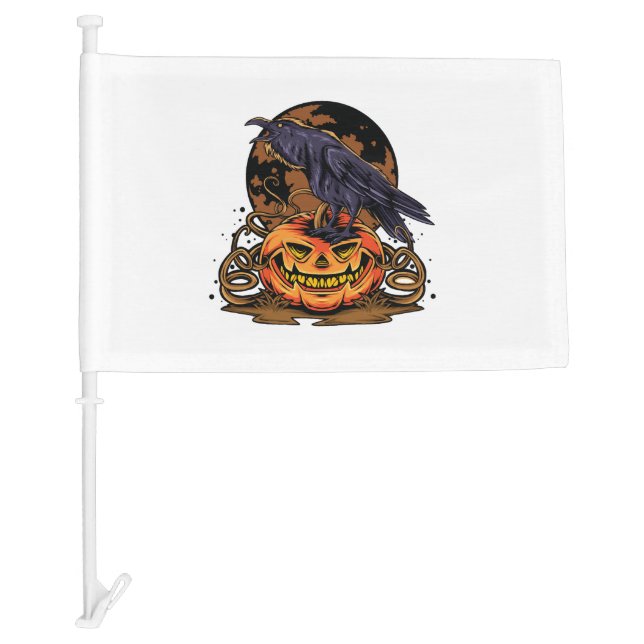halloween                                       car flag (Front)