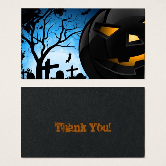 Halloween Card (Front & Back)
