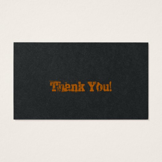 Halloween Card (Back)