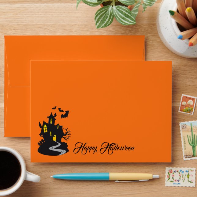 Halloween Card Envelope  (Desk)