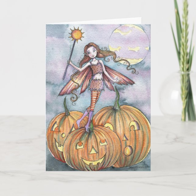 Halloween Card Fairy Art Card by (Front)