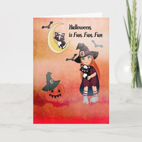 Halloween Card for a Young Child