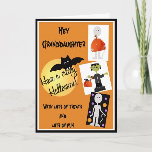 Halloween Card for Granddaughter