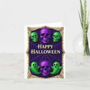 Halloween card, Happy Halloween card, Spooky card