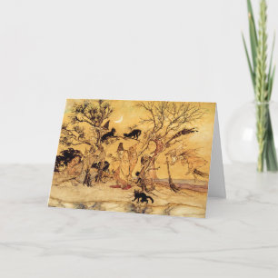 Halloween Card: The Witches Sabbath Card