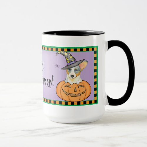 Halloween Cardigan Welsh Corgi Mug