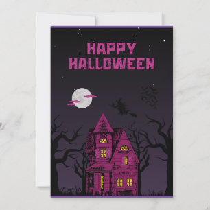 halloween cards cute spider trick or treat"