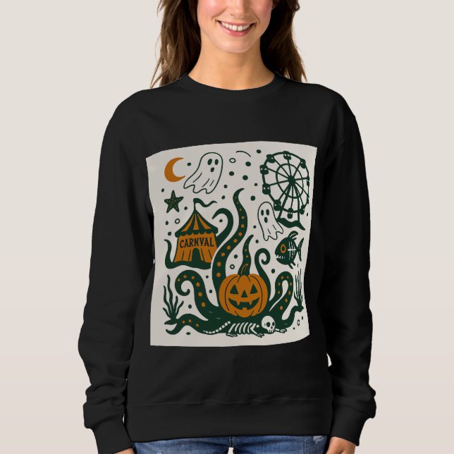 halloween carnaval sweatshirt (Front)