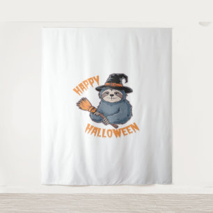 Halloween Cartoon Sloth Classic T-Shirt Tapestry