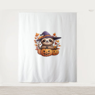 Halloween Cartoon Sloth Classic T-Shirt Tapestry