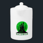 HALLOWEEN CASTLE TEAPOT<br><div class="desc">HALLOWEEN CASTLE</div>