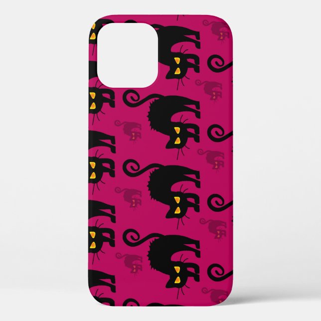 Halloween Cat: Abstract Seamless Pattern Case-Mate iPhone Case (Back)