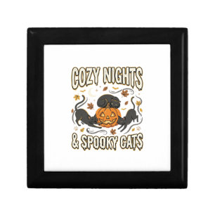 Halloween Cat Autumn Magic Gift Box